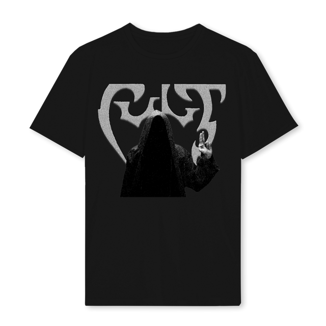 CULTBYART Black Regular Tee.
