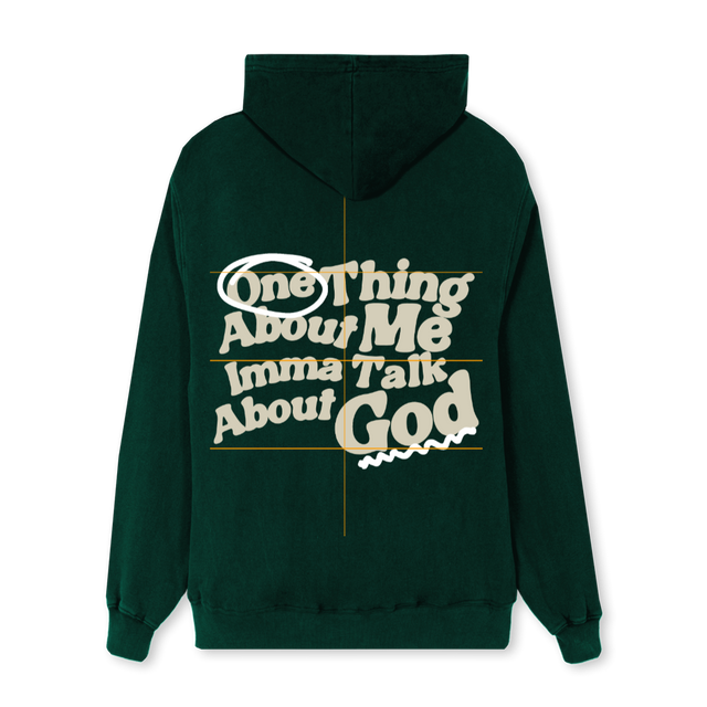 CANDIDCHRISTIANCONVO Wild Green Regular Hoodie.