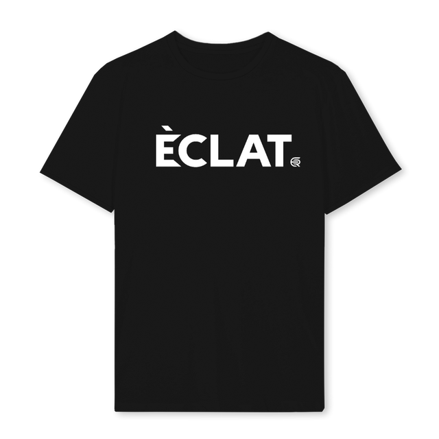 ECLATBLACKTEE Black Regular Tee.