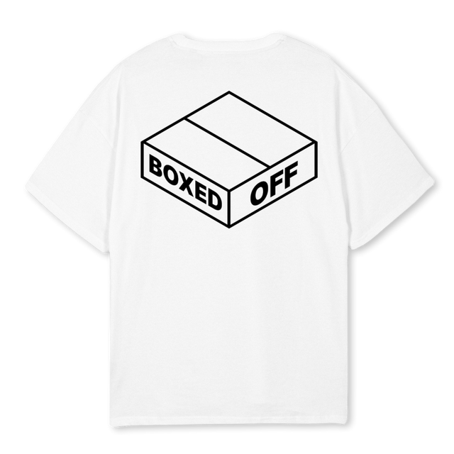 GAZZA White Oversized Tee.