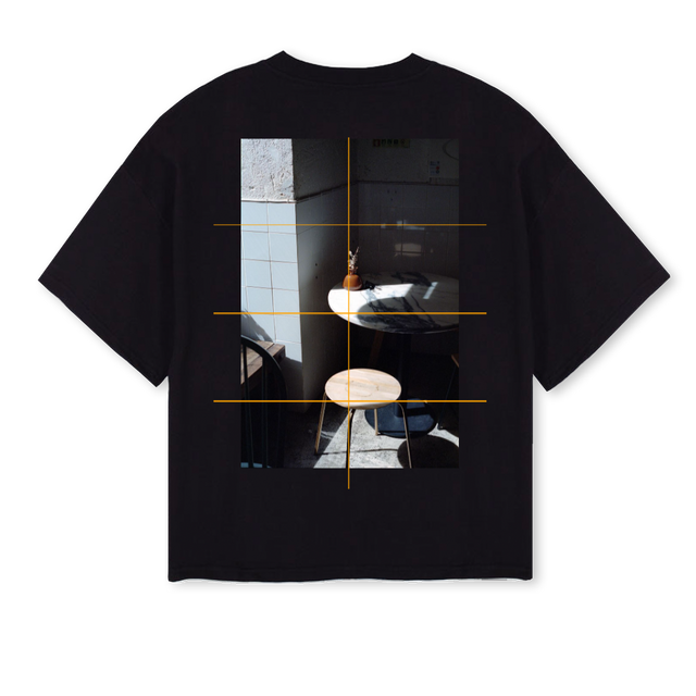 ITSCHRISTOPH_1 Black Oversized Boxy Tee.