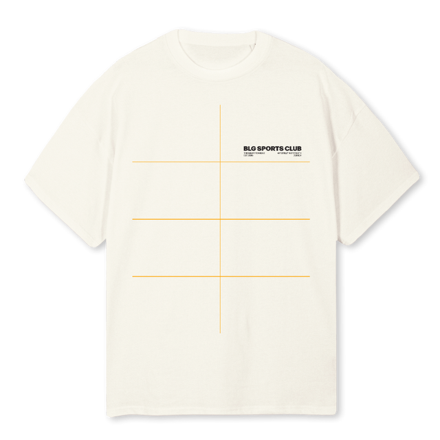 MANUEL Cream Oversized Tee.