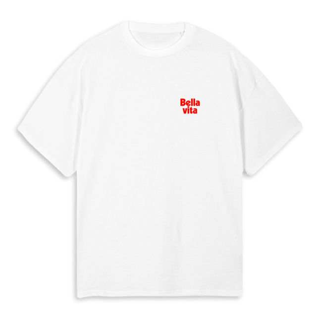 TSHIRTBELLAVIATAONE White Oversized Tee.