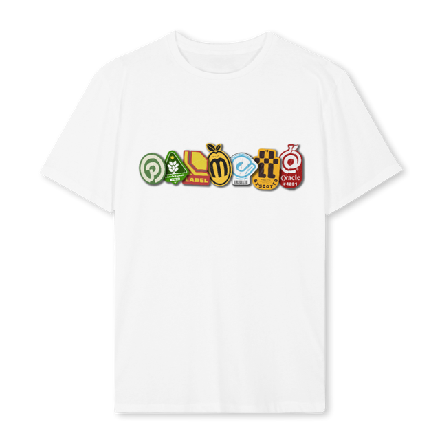 FRUIT White Regular Tee.