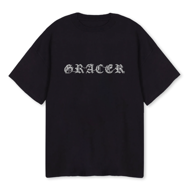 CHORME Black Oversized Tee.