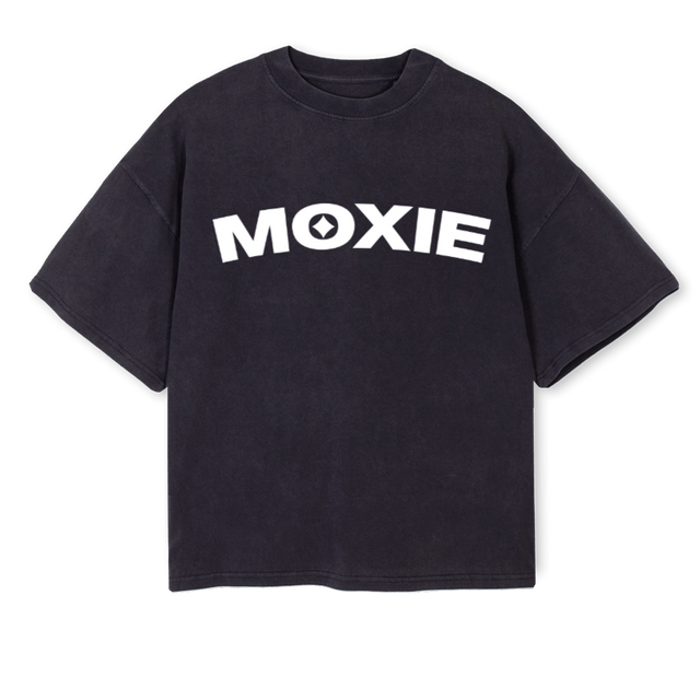 DAVIDMULTIBLACK Vintage Black Oversized Boxy Tee.