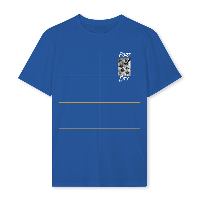 BLUEHARBORTEE Cobalt Blue Regular Tee.