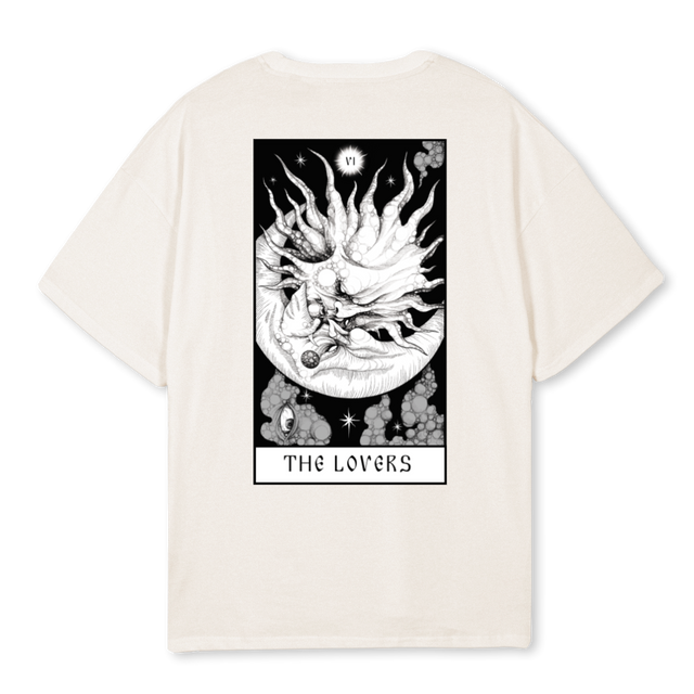 LOVERS WHITE Vintage White Oversized Tee.
