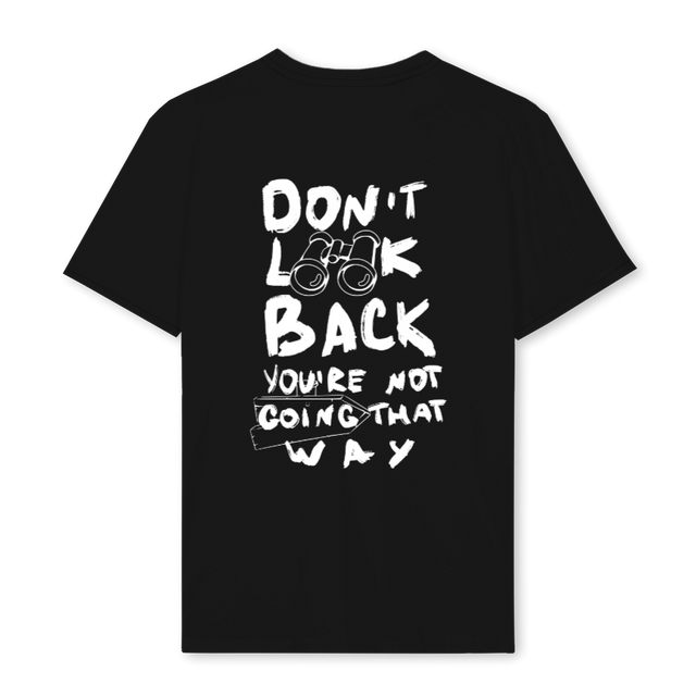 DONTLOOKBACKTEE Black Regular Tee.