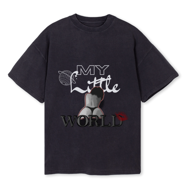 ANAHIDAYY Vintage Black Oversized Tee.