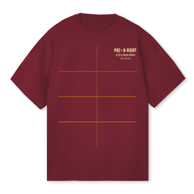 SOG Burgundy Oversized Tee.