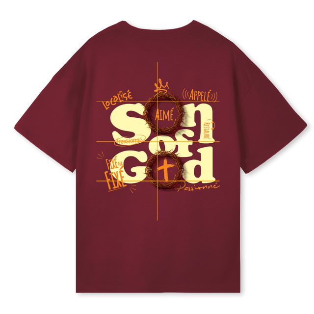 SOG Burgundy Oversized Tee.