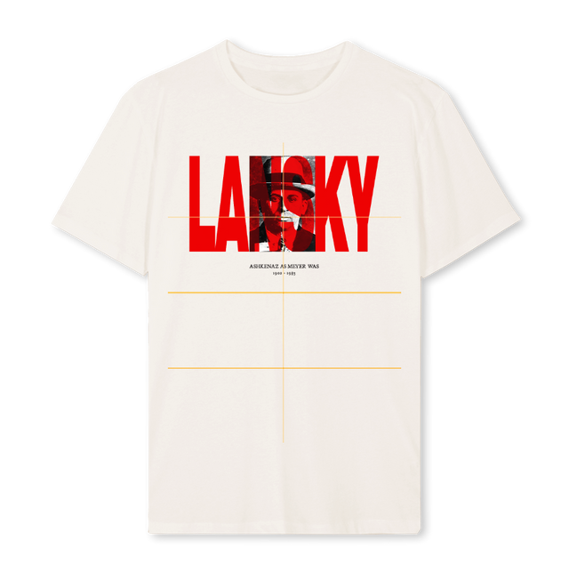 LANSKY Vintage White Regular Tee.
