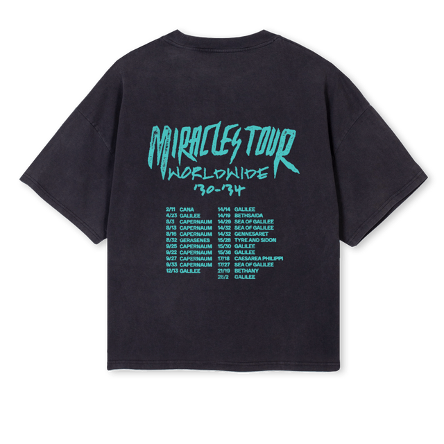MTTWO Vintage Black Oversized Boxy Tee.