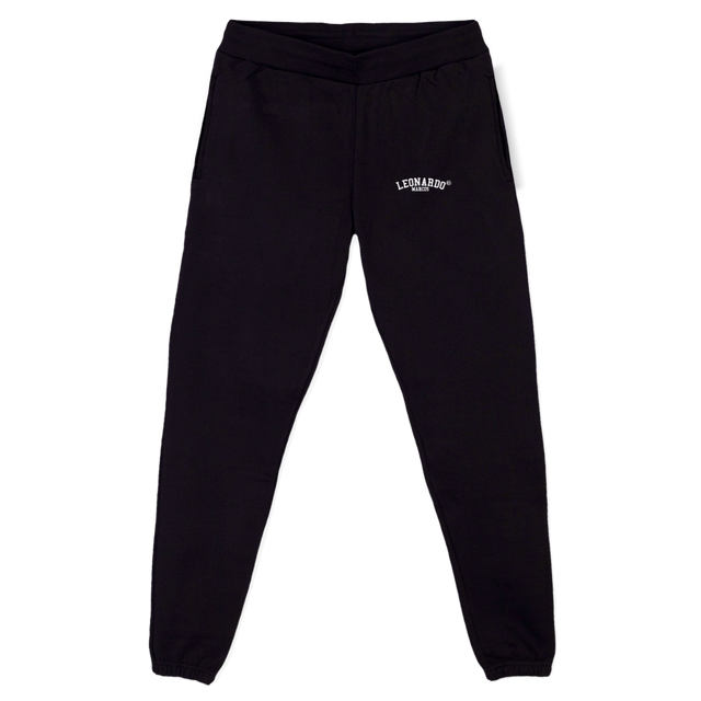 BROEKLM Black Relaxed Sweatpants.