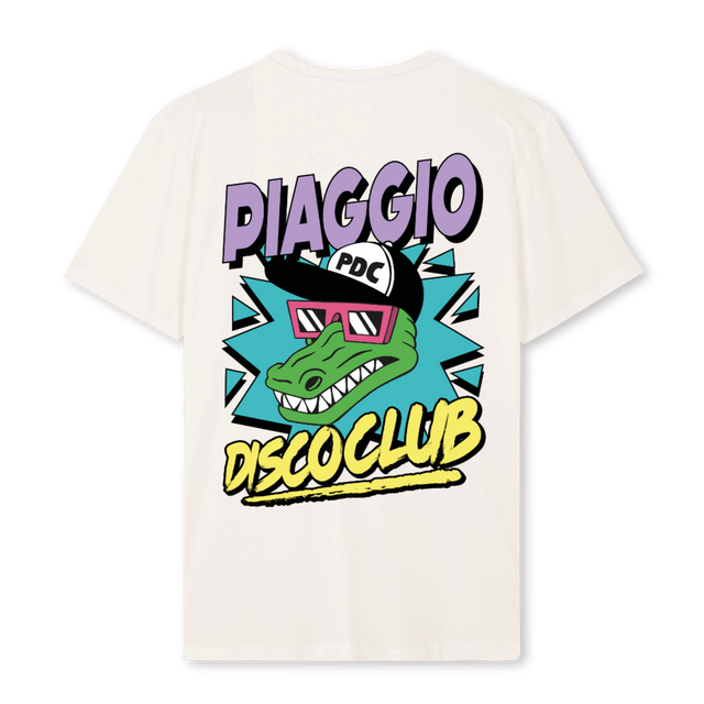 PIAGGIOCROCO Vintage White Regular Tee.