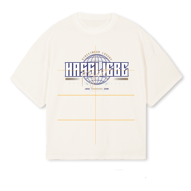 PROJECT Vintage White Oversized Boxy Tee.