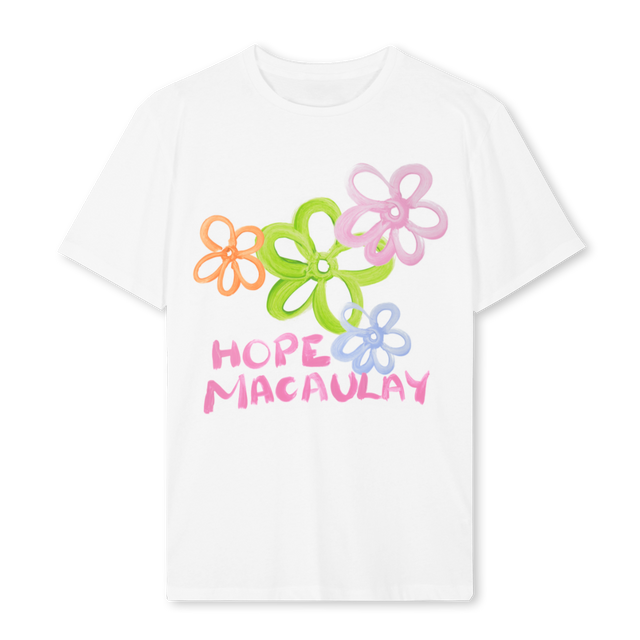 MULTIFLOWERS White Regular Tee.