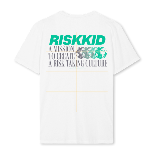 CULTUR White Regular Tee.