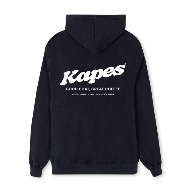 GOODCHATHOOD Vintage Black Regular Hoodie.