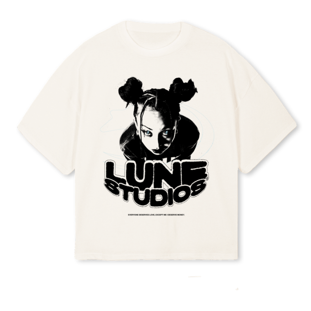 LSSUMMERNEW Vintage White Oversized Boxy Tee.