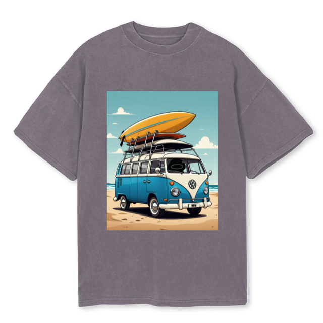 VWVGREYT Pigment Grey Oversized Tee.
