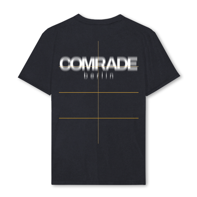 ROUNDCOMRADE Vintage Black Regular Tee.