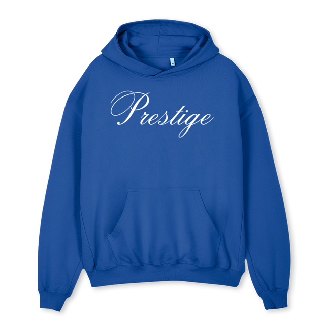 PRESTIGE_2 Cobalt Blue Oversized Hoodie.