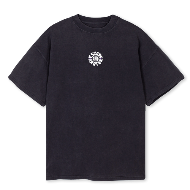 ARRIVE Vintage Black Oversized Tee.