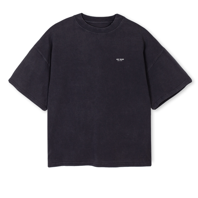 FINALRESTRED Vintage Black Oversized Boxy Tee.