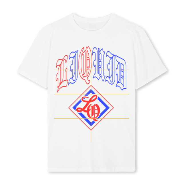 TEAMLQD White Regular Tee.