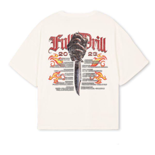 FDFESTIVALWHITE Vintage White Oversized Boxy Tee.