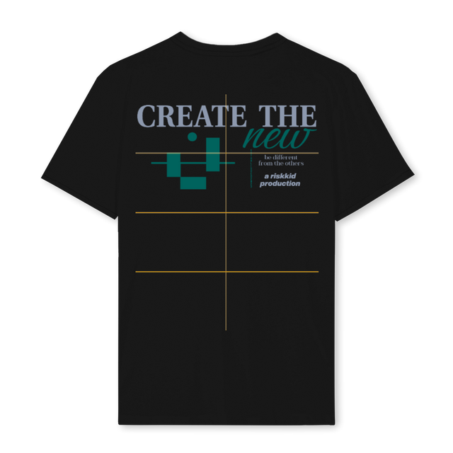 CREATETHENEW Black Regular Tee.