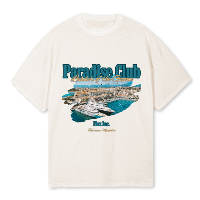 MARBELLA Vintage White Oversized Tee.