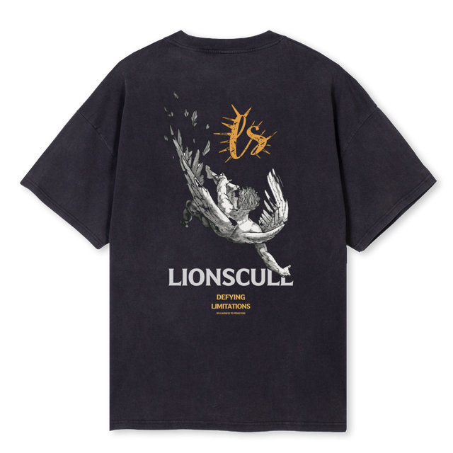 ICARUS Vintage Black Oversized Tee.