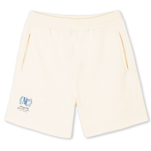 NCHOTELSHORTBLUE Cream Sweatshorts.