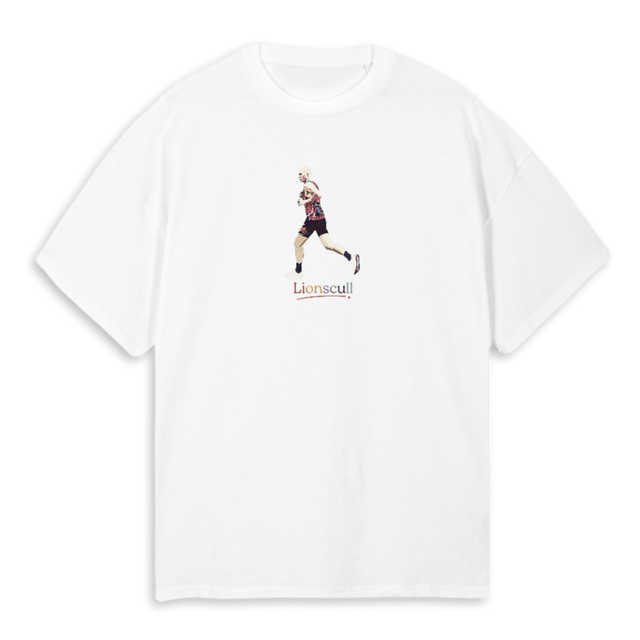 LIONRUN White Oversized Tee.