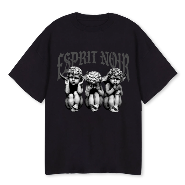 LIVEON Black Oversized Tee.