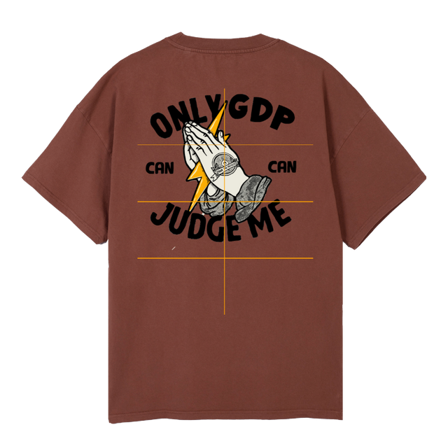 GDP Vintage Brown Oversized Tee.