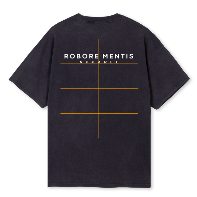 BLKVINOS Vintage Black Oversized Tee.