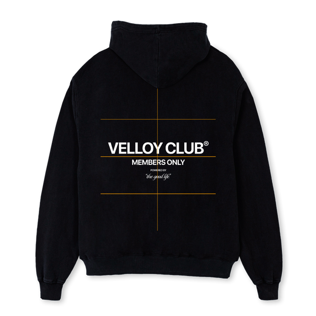VHODONE Black Oversized Hoodie.
