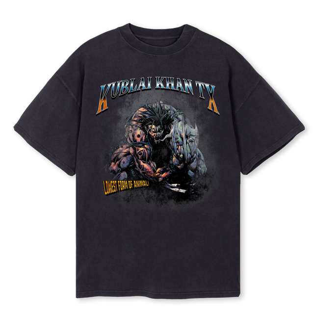WEAPONX Vintage Black Oversized Tee.