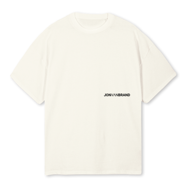 JVBNOTALOCALSURFER Cream Oversized Tee.
