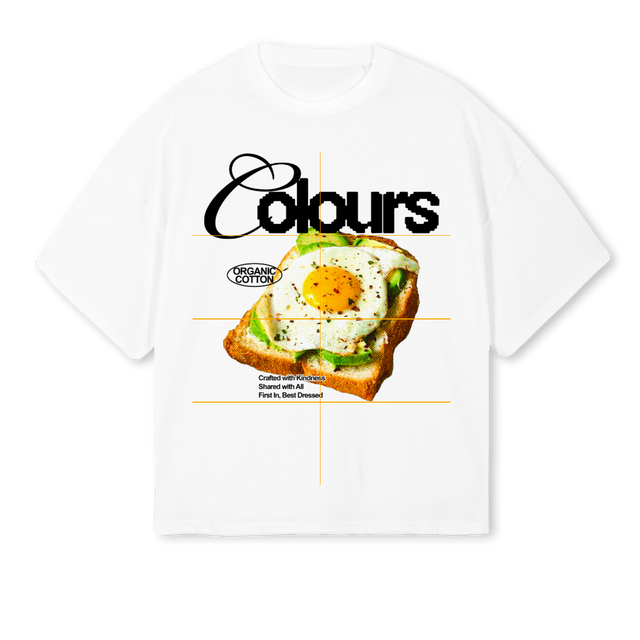 FCTOAST White Oversized Boxy Tee.