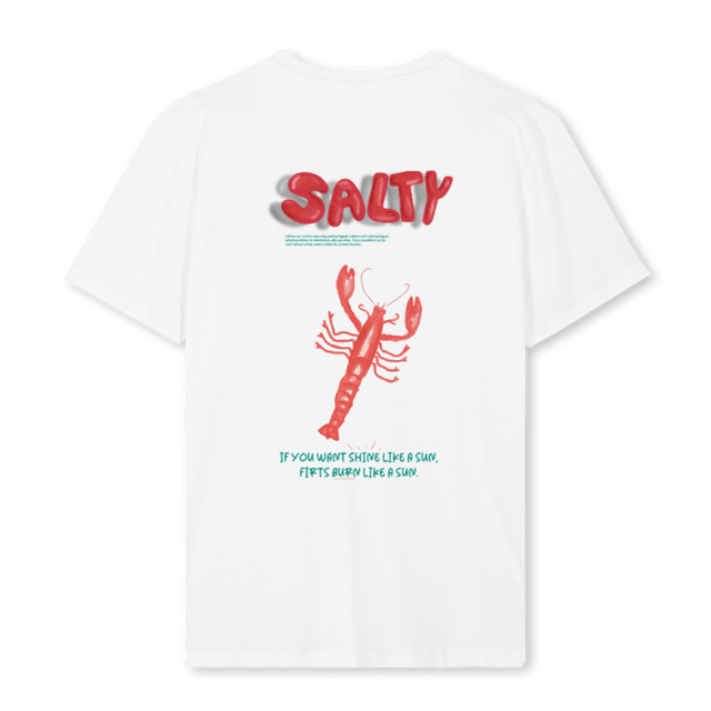 SALTYLOBOSUMMERTEE White Regular Tee.
