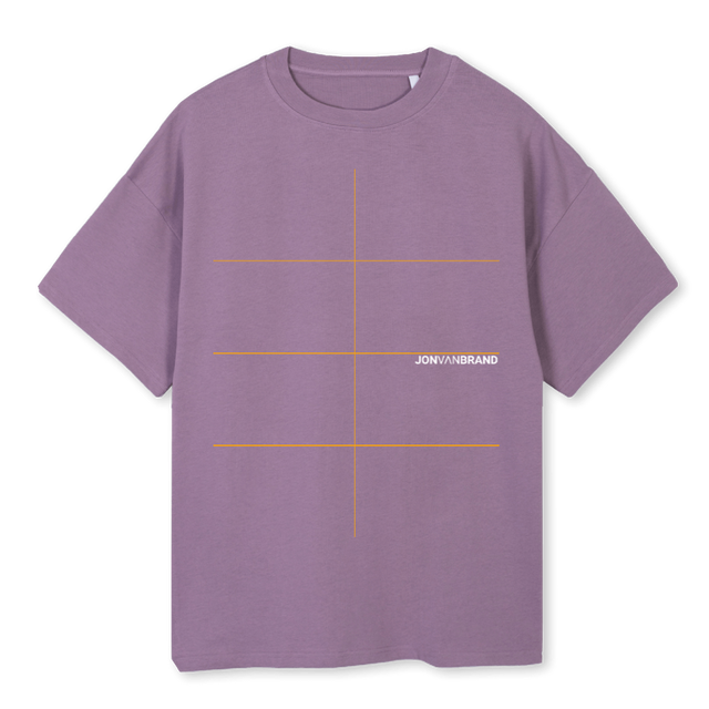 JVBSPACYLILAC Purple Oversized Tee.