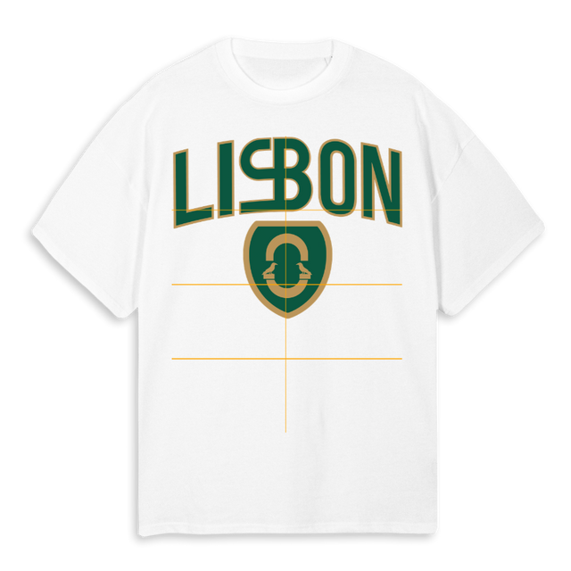LSBN White Oversized Tee.