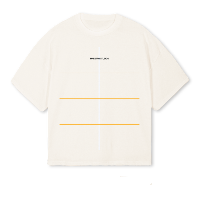 FANDFWHITE Vintage White Oversized Boxy Tee.