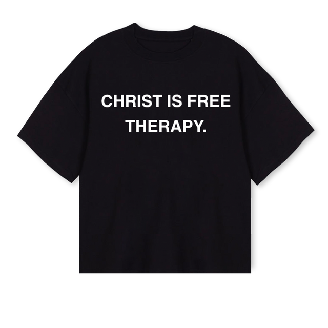 CIFTVB Black Oversized Boxy Tee.