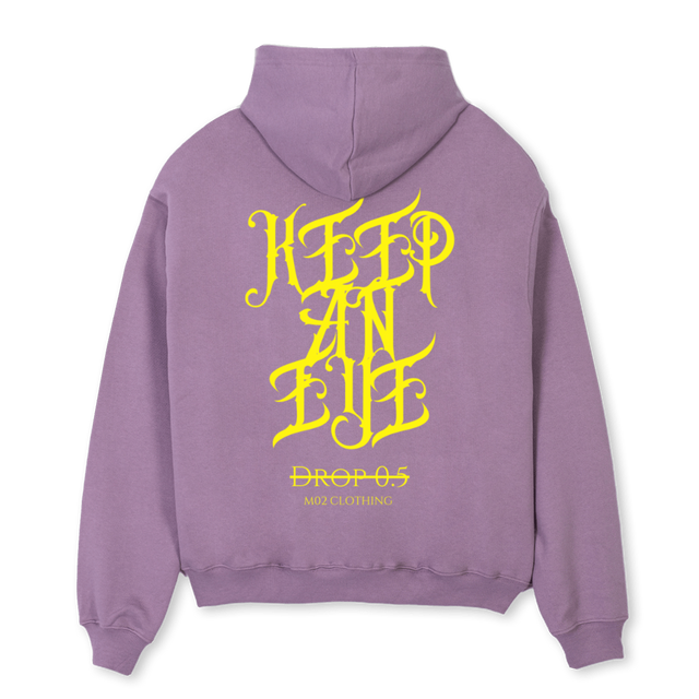 KEEPAN Purple Oversized Hoodie.